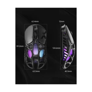 Mouse Inalambrico Gravastar Mercury X Pro (Gs Xpro-Gry) Gris, 32000 Dpi, Dongle De 8 K, Sensor Paw 3950, Sondeo De 8,000 Hz, 5 Botones Programables - Imagen 9