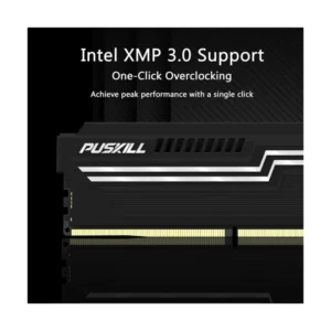 Memoria Ram Puskill Fuse Ddr5 16Gb/6000 (Psk-D5D30M6000B-16G) Negro, Cl30, 1.4V, Xmp - Imagen 4