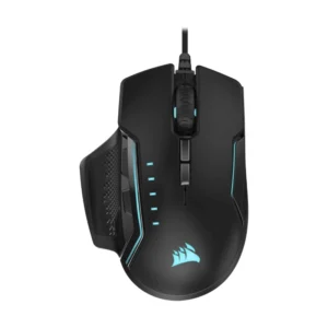 Mouse Corsair Glaive Pro (Ch-9302311-Na) Gaming, Negro, 18000 Dpi, Agarres Intercambiables, Aluminio, Led-Rgb - Imagen 1