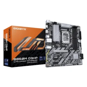 Placa Gigabyte (B860M D3Hp) Lga 1851, Micro-Atx, Lan Gbe, Usb 3.2 Gen 1, Ddr5