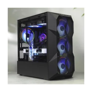 Soporte Para Tarjeta Grafica Cooler Master Atlas Argb (Mca-U000R-Agsbtg-00) Soporte De Imanes De Aluminio, Vidrio Templado Argb, Doble Eje Vertical - Imagen 12