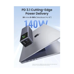 Power Bank Ugreen Pb722 (35525B) Negro, Pantalla Tft Inteligente, Carga Rapida De 200W, Pd 3.1, 25000Mah - Imagen 2