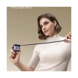 Cargador De Pared Ugreen Nexode Pro X614 (65821) X1 Usb-C, X1 Usb-A, 45W Carga Rapida, Gan, Con Cable Retractil - Imagen 3