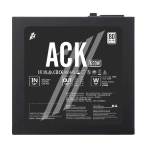 Fuente De Poder 1Stplayer Ack (Ha-650Ac1) 650W, Negro, Certificado White - Imagen 6