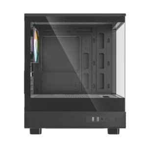 Case Fpmax (Diamond R2M-B) Sin Fuente, Negro, Micro-Atx, 2 Panel Vidrio, X1 Fan, Led-Argb - Imagen 4