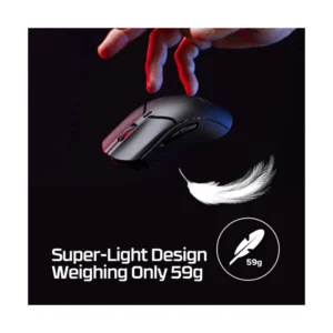 Mouse Inalambrico Hyperx Pulsefire Haste 2 Mini (7D388Aa) Gaming, Bluetooth, Negro, 26000 Dpi, 59G, Compacto Y Ligero, Hasta 100 Horas - Imagen 3