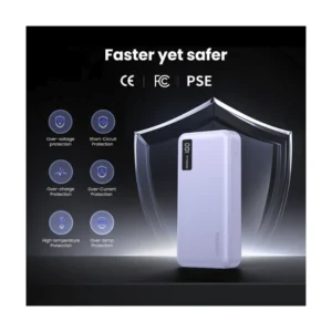 Power Bank Ugreen Pb312 (65590B) Morado, Pantalla Digital, Carga Rapida De 20 W, 20000Mah - Imagen 3