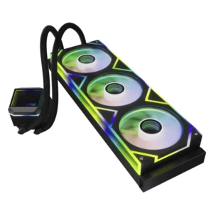 Enfriamiento Liquido Xpg Levante Ii 360 (Levanteii360-Bkcww) Negro, Aplicable A Socket, 1155/1851-Am4/Am5, Diseño De Espejo Infinito, Led-Argb - Imagen 4