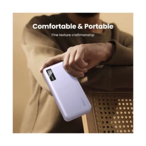 Power Bank Ugreen Pb312 (65590B) Morado, Pantalla Digital, Carga Rapida De 20 W, 20000Mah - Imagen 4