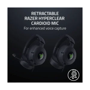 Auricular Razer Kraken V4 X (Rz04-05180100-R3U1) Negro, Controladores De 40 Mm, Microfono Cardioide, Almohadillas De Espuma Viscoelastica, Chroma Rgb - Imagen 4