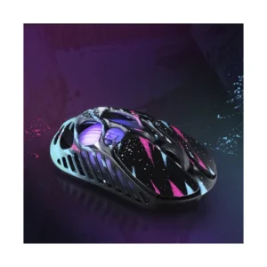 Mouse Inalambrico Gravastar Mercury X Pro (Gs X Pro_cg_blk) Grafiti Neon, 32000 Dpi, 8 Khz, Ultraligero, 49 G, Triple Modo, Rendimiento Profesional - Imagen 5