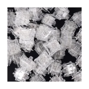 Kit Switches Redragon Panda Crystal (A113 Hp2) 38 Pcs, Interruptores Tactiles Lubricados Transparentes Para Teclado Diy, 3Pin 60Gf Rgb Mx, Extractor - Imagen 5