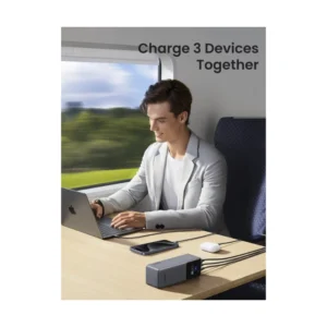 Power Bank Ugreen Pb722 (35525B) Negro, Pantalla Tft Inteligente, Carga Rapida De 200W, Pd 3.1, 25000Mah - Imagen 5