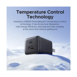 Cargador De Pared Ugreen X514 (55533) Gan, X1 Usb-C, X1 Usb-A, Carga Rapida De 20W - Imagen 5
