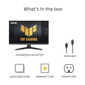 Monitor Gaming Asus Tuf Gaming 24" (Vg249Qe5A) Ips, Fhd, Hdmi/Dp, 1Ms, 144Hz, Elmb Sync, Variable Overdrive - Imagen 9