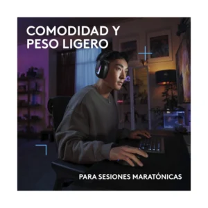 Auricular Inalambrico Logitech G522 Lightspeed (981-001543) Negro, Microfono De Ancho De Banda Completo Y Audio Sincronizado Avanzado, Bluetooth, Rgb - Imagen 6