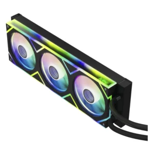 Enfriamiento Liquido Xpg Levante Ii 360 (Levanteii360-Bkcww) Negro, Aplicable A Socket, 1155/1851-Am4/Am5, Diseño De Espejo Infinito, Led-Argb - Imagen 6