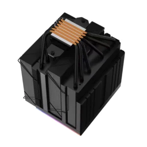 Disipador De Procesador Xpg Maestro Plus 62Da (Maestroplus62Da-Bkcww) 1156/1851-Am3/Am4/Am5, Negro, Pantalla Digital, 6 Tubos De Calor - Imagen 6