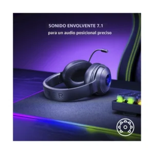Auricular Razer Kraken V3 X (Rz04-03750300-R3U1) Gaming, Negro, Construccion Ligera, Microfono Cardioide Hyperclear, Sonido 7.1, Triforce 1.575, Rgb - Imagen 6