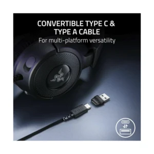 Auricular Razer Kraken V4 X (Rz04-05180100-R3U1) Negro, Controladores De 40 Mm, Microfono Cardioide, Almohadillas De Espuma Viscoelastica, Chroma Rgb - Imagen 7