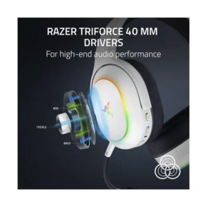 Auricular Inalambrico Razer Barracuda X Chroma (Rz04-05220200-R3U1) Blanco, Ligeros, Controladores De 40Mm, Microfono Cardioide, 70 Horas, Bluetooth - Imagen 7