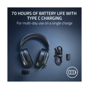 Auricular Inalambrico Razer Blackshark V2 Hyperspeed (Rz04-04960200-R3U1) Gaming, Blanco, 9.88 Oz Ligeros, Thx Spatial Audio, Micro Flexible, Bluetoot - Imagen 8