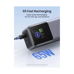 Power Bank Ugreen Pb722 (35525B) Negro, Pantalla Tft Inteligente, Carga Rapida De 200W, Pd 3.1, 25000Mah - Imagen 8