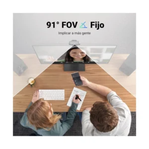 Camara Web Ugreen Cm778 (35626) Fhd, 2K 30 Fps, Negro, Dos Microfonos Incorporados, Cancelacion De Ruido, Rotacion 360, Soporta Streaming Youtube - Imagen 8