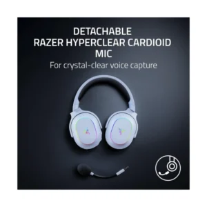 Auricular Inalambrico Razer Barracuda X Chroma (Rz04-05220200-R3U1) Blanco, Ligeros, Controladores De 40Mm, Microfono Cardioide, 70 Horas, Bluetooth - Imagen 8