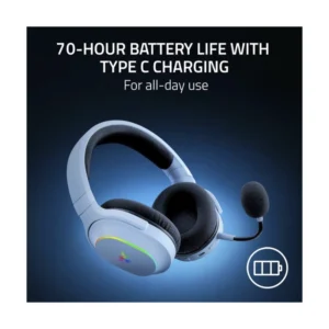 Auricular Inalambrico Razer Barracuda X Chroma (Rz04-05220200-R3U1) Blanco, Ligeros, Controladores De 40Mm, Microfono Cardioide, 70 Horas, Bluetooth - Imagen 9