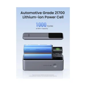 Power Bank Ugreen Pb722 (35525B) Negro, Pantalla Tft Inteligente, Carga Rapida De 200W, Pd 3.1, 25000Mah - Imagen 9