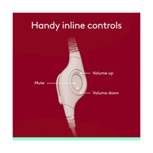 Auricular Logitech H390 (981-001280) Rosado, Microfono Con Cancelacion De Ruido, Conexion Usb - Imagen 4