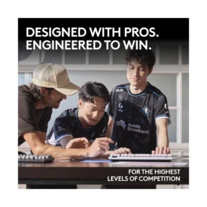 Teclado Inalambrico Logitech G Pro X Tkl Lightspeed 80% (920-012143) Gaming, Blanco, Mecanico, Switch Marron, Bluetooth, Teclas Pbt, Led-Rgb - Imagen 3