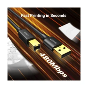 Cable De Impresora Usb A Usb-B Ugreen Us135 (20847) Alta Velocidad, 480Mbs, 2 Metros - Imagen 3