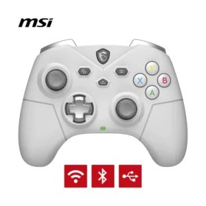 Mando Inalambrico Msi (Force Gc300 W White) Blanco, Doble Vibracionn, Bluetooth, Para Pc/Android - Imagen 3