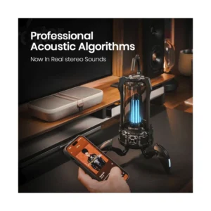 Parlante Portatil Gravastar Supernova (G5_blk) Robotico, 25W, Negro, Emparejamiento Tws, Lampara De Mesa Led, Bluetooth, 9H De Reproduccion - Imagen 3