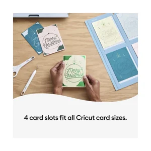 Tapete De Corte Para Tarjetas De 2X2 Cricut (2009488) Reutilizable, Antideslizante, Crea Cuatro Tarjetas Simultaneamente, Para Maquina De 33 X 41 Cm - Imagen 4
