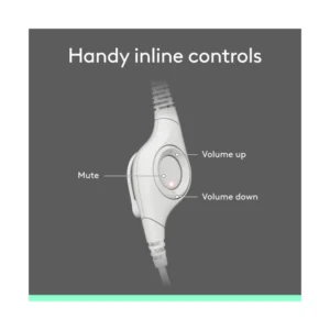 Auricular Logitech H390 (981-001285) Blanco, Microfono Con Cancelacion De Ruido, Conexion Usb - Imagen 4