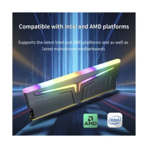 Memoria Ram Puskill Bore Ddr5 16Gb/6000 (Psk-D5D40M6000B-16Gb) Negro, Cl32, 1.4V, Xmp, Led-Rgb - Imagen 4