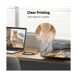 Cable De Impresora Usb A Usb-B Ugreen Us135 (20847) Alta Velocidad, 480Mbs, 2 Metros - Imagen 4