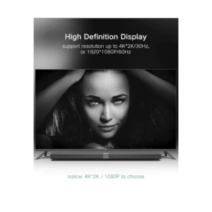 Cable Mini Dp A Hdmi Ugreen Md101 (20848) Negro, Hasta 4K X 2K/30 Hz, 1.5 Metros - Imagen 4