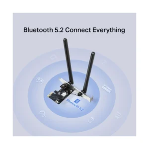 Tarjeta Pcie Inalambrico + Bluetooth 5.3 Mercusys Axe5400 (Ma86Xe) Wifi 6, Tri-Band, 2.4Ghz/574Mbps, 5Ghz/2402Mbps, Antena X2, Mu-Mimo, Ofdma, Cifrado - Imagen 4