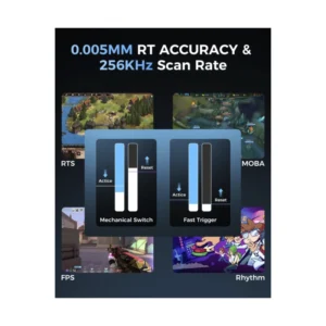 Teclado Gravastar Mercury V75 Pro He 75% (Gs V75 Pro_rm_egry) Estilo Cyberpunk, Mecanico, Switch Hall Effect, Sondeo De 8000 Hz, Marco De Semialuminio - Imagen 4