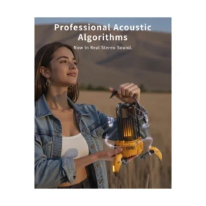 Parlante Portatil Gravastar Supernova (G5_ylw) Robotico, 25W, Amarillo, Emparejamiento Tws, Lampara De Mesa Led, Bluetooth, 9H De Reproduccion - Imagen 4