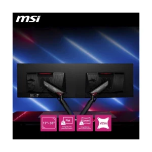 Brazo Soporte Para 2 Monitores Msi (Mpg Mt161Dr) Rack Base, Para 17" A 38", De 2Kg Hasta 16Kg, Montaje Ajustable Con Resorte - Imagen 5