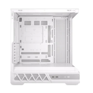 Case Esgaming (Enkido-W) Sin Fuente, Blanco, Atx, 2 Panel Vidrio, X7 Fan, Led-Argb - Imagen 5