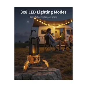 Parlante Portatil Gravastar Supernova (G5_ylw) Robotico, 25W, Amarillo, Emparejamiento Tws, Lampara De Mesa Led, Bluetooth, 9H De Reproduccion - Imagen 5