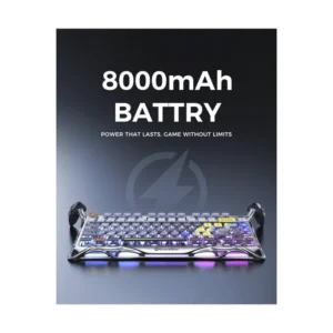 Teclado Inalambrico Gravastar Mercury K1 Pro 75% (Gs K1 Pro_s_cgry) Metal Cepillado, Mecanico, Switch Lineales, Aleacion De Aluminio, Led_rgb - Imagen 6