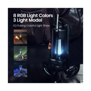 Parlante Portatil Gravastar Supernova (G5_blk) Robotico, 25W, Negro, Emparejamiento Tws, Lampara De Mesa Led, Bluetooth, 9H De Reproduccion - Imagen 7