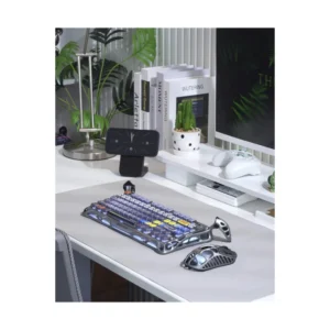 Teclado Inalambrico Gravastar Mercury K1 Pro 75% (Gs K1 Pro_s_cgry) Metal Cepillado, Mecanico, Switch Lineales, Aleacion De Aluminio, Led_rgb - Imagen 8